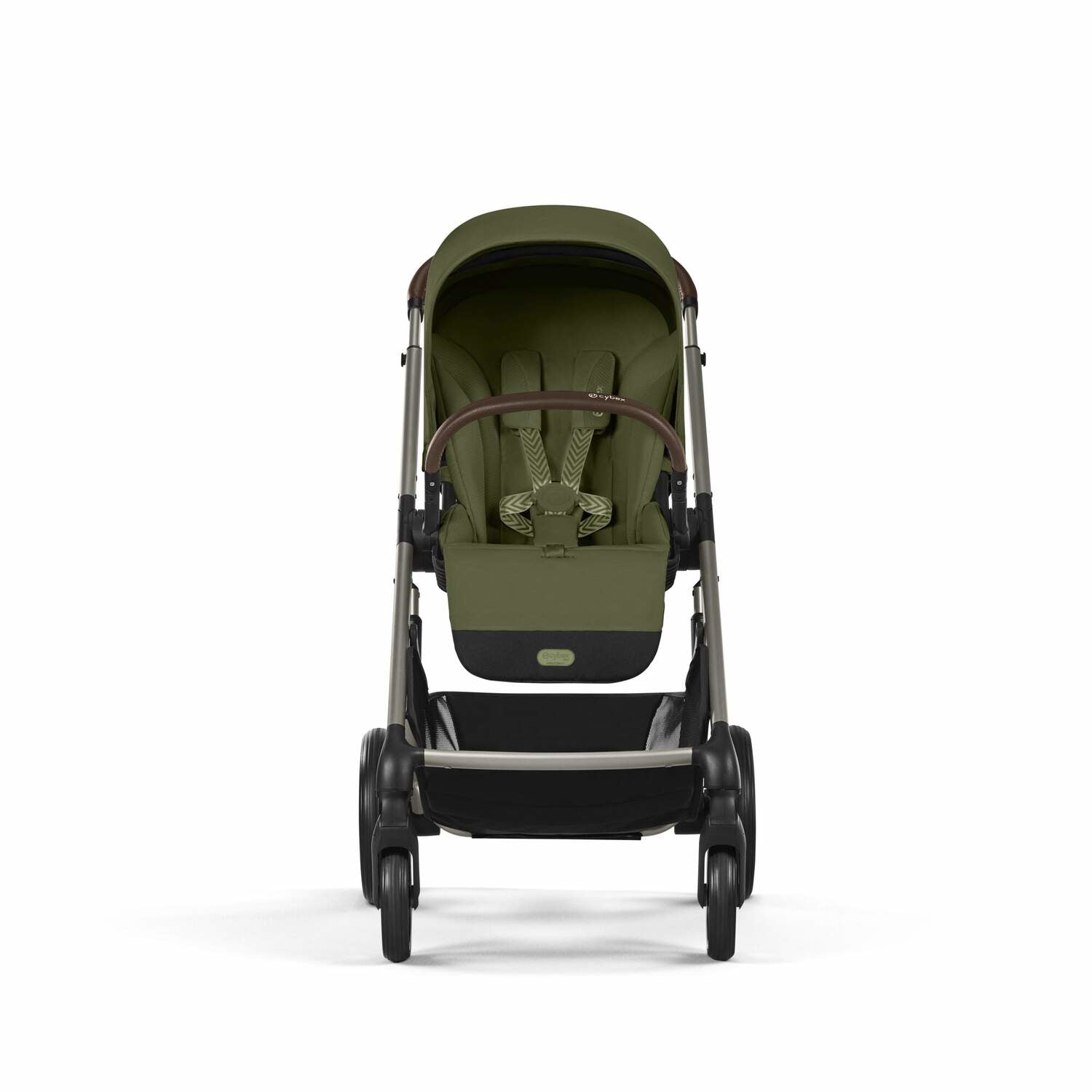 Cybex® Otroški voziček s košaro 2v1 Balios S Lux (0-22 kg) Moss Green (Taupe Frame) Cybex