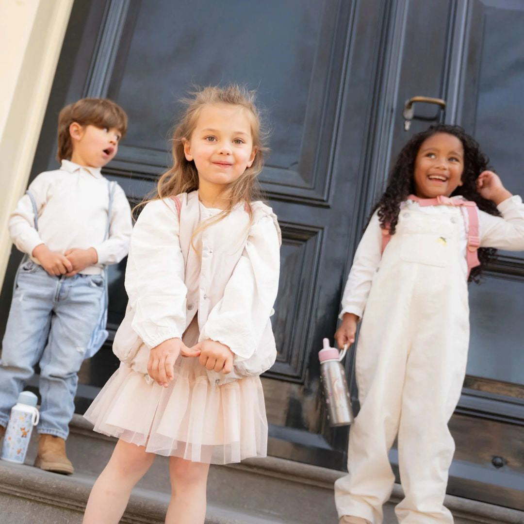 Little Dutch® Otroška steklenička iz nerjavečega jekla flip-up Fairy Wonders 350ml Little Dutch