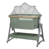 KikkaBoo® Krevetić za spavanje uz krevet Nanna 2 Army Green