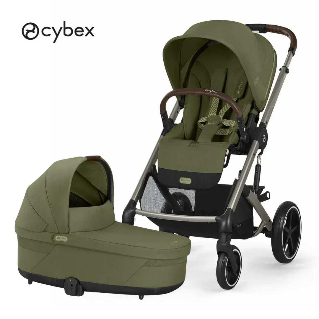 Cybex® Stroller Balios 2in1 S Lux (0-22 kg) Moss Green (Taupe Frame) – Evitas