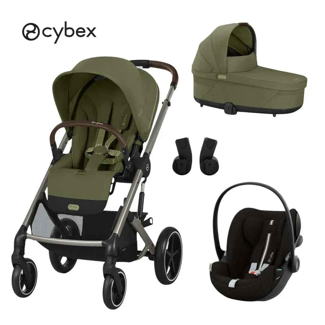 cybex balios s lux folded dimensions Cybex 3in1 Stroller Balios S Lux + Carry Cot + Cloud G Car Moss Green