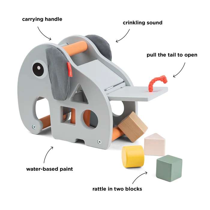 Done by Deer® Lesena vstavljanka Elphe Grey Done by Deer