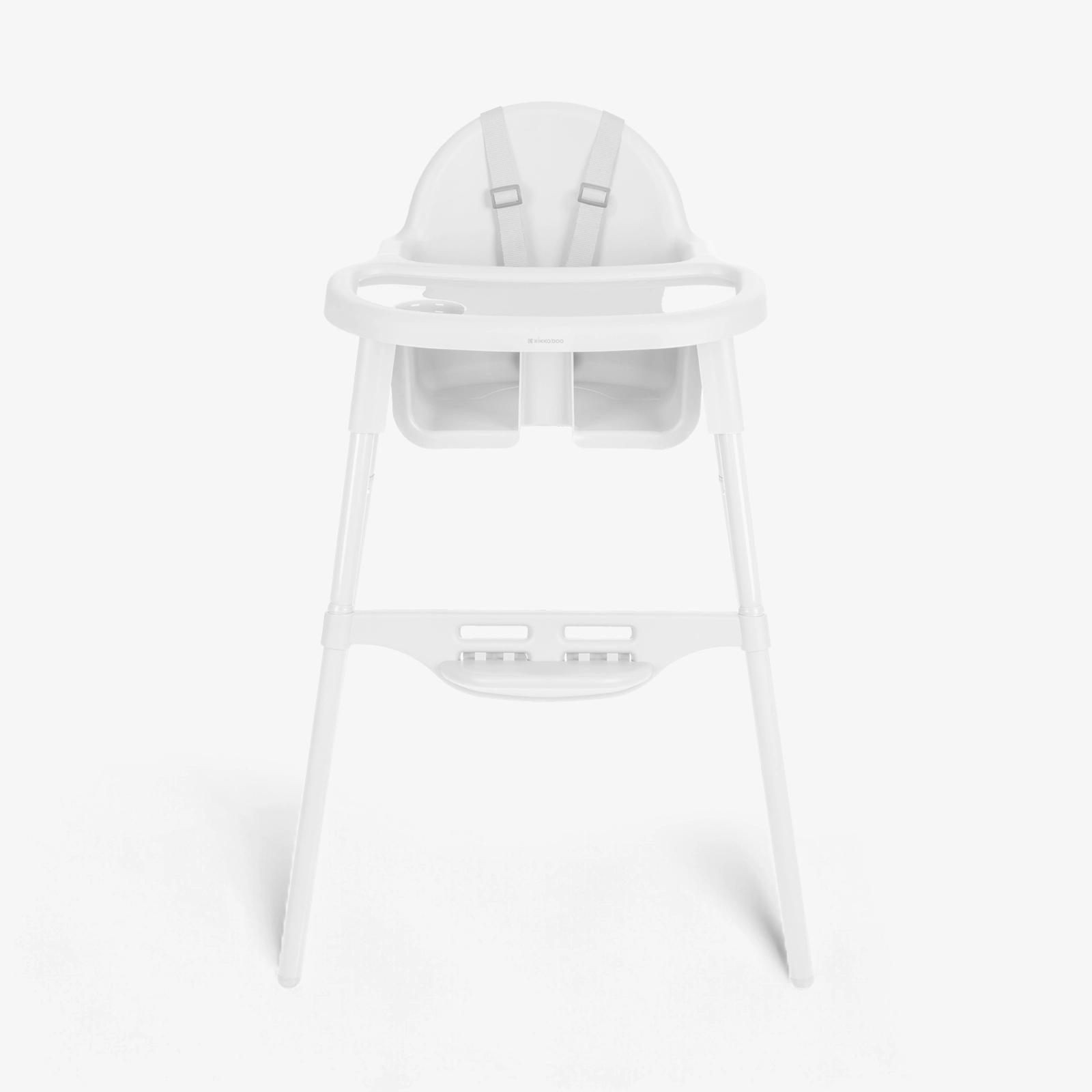 KikkaBoo® Otroški stol za hranjenje 2v1 Jammy White KikkaBoo