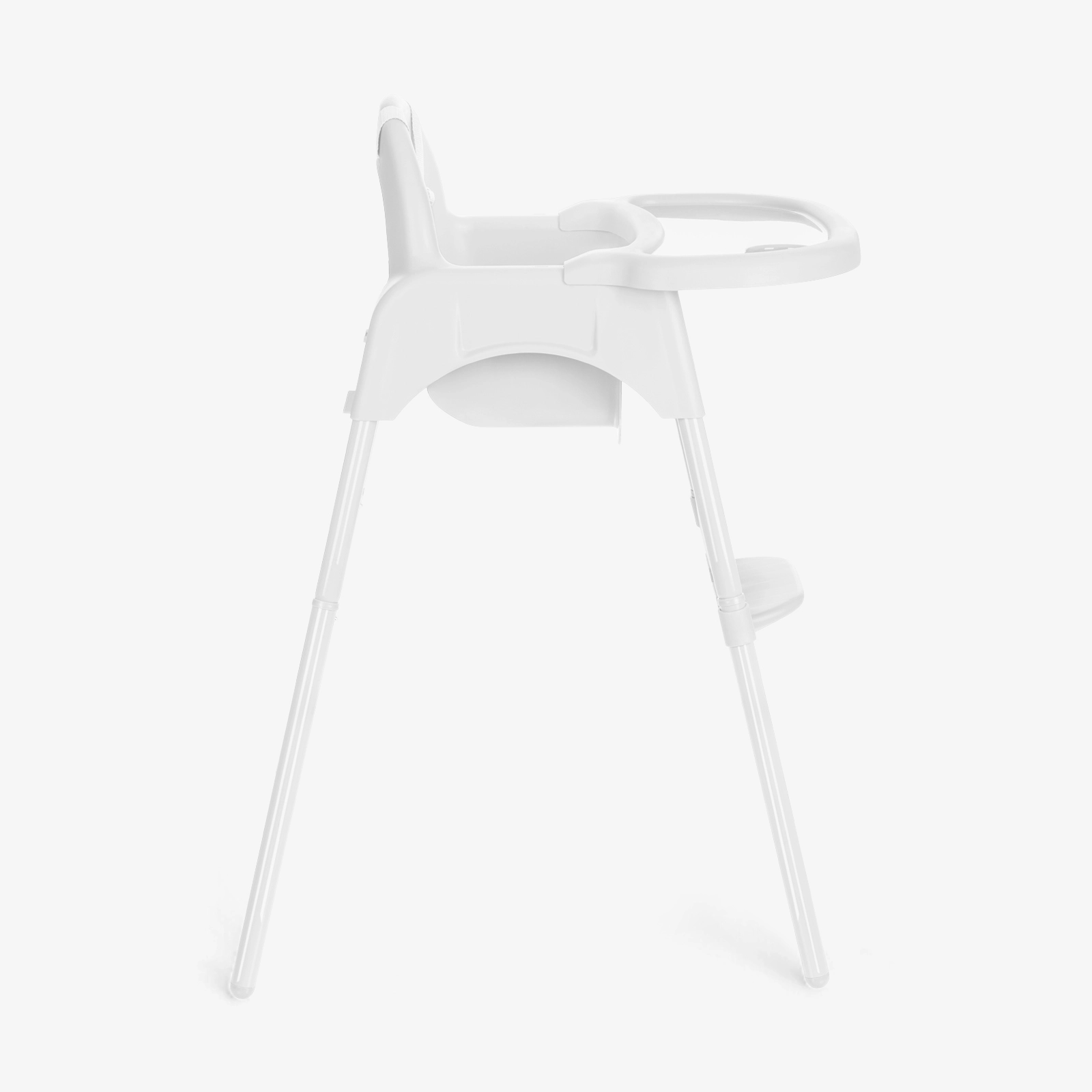 KikkaBoo® Otroški stol za hranjenje 2v1 Jammy White KikkaBoo