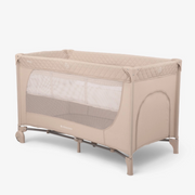 KikkaBoo® Prenosna posteljica 2 levels 125x65 Medley Beige KikkaBoo