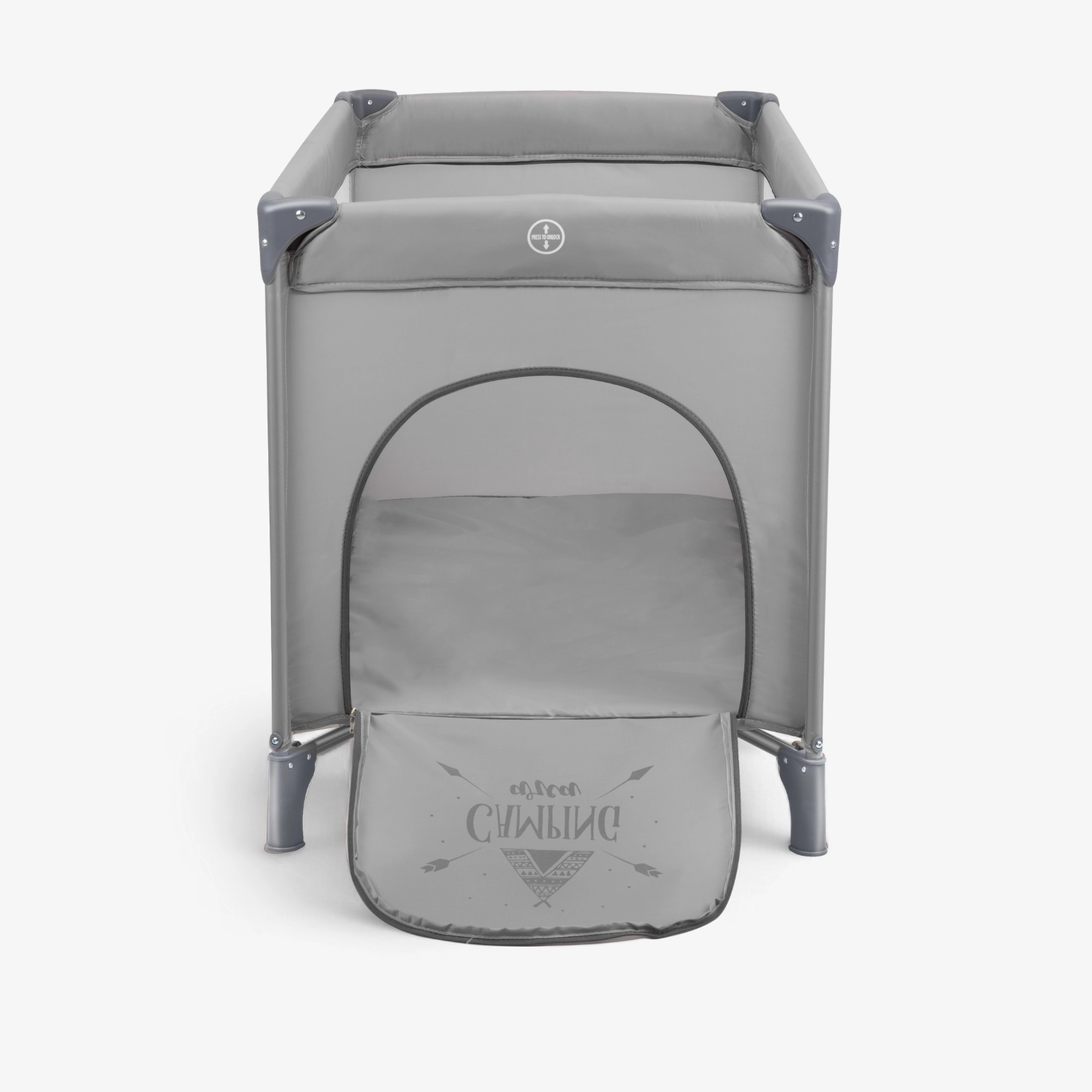 KikkaBoo® Prenosna posteljica 1 level 125x65 So Gifted Grey KikkaBoo