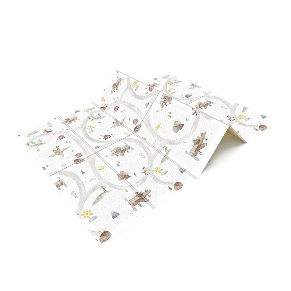 Evibell® Zložljiva igralna podloga 150x190 Terrazzo/Wanderlust Evibell