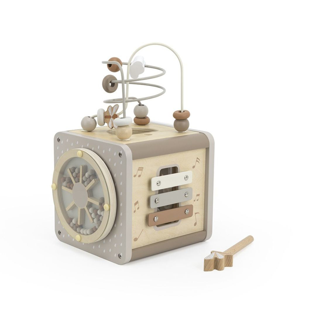 Label Label® Lesena aktivnostna kocka Nougat Label Label