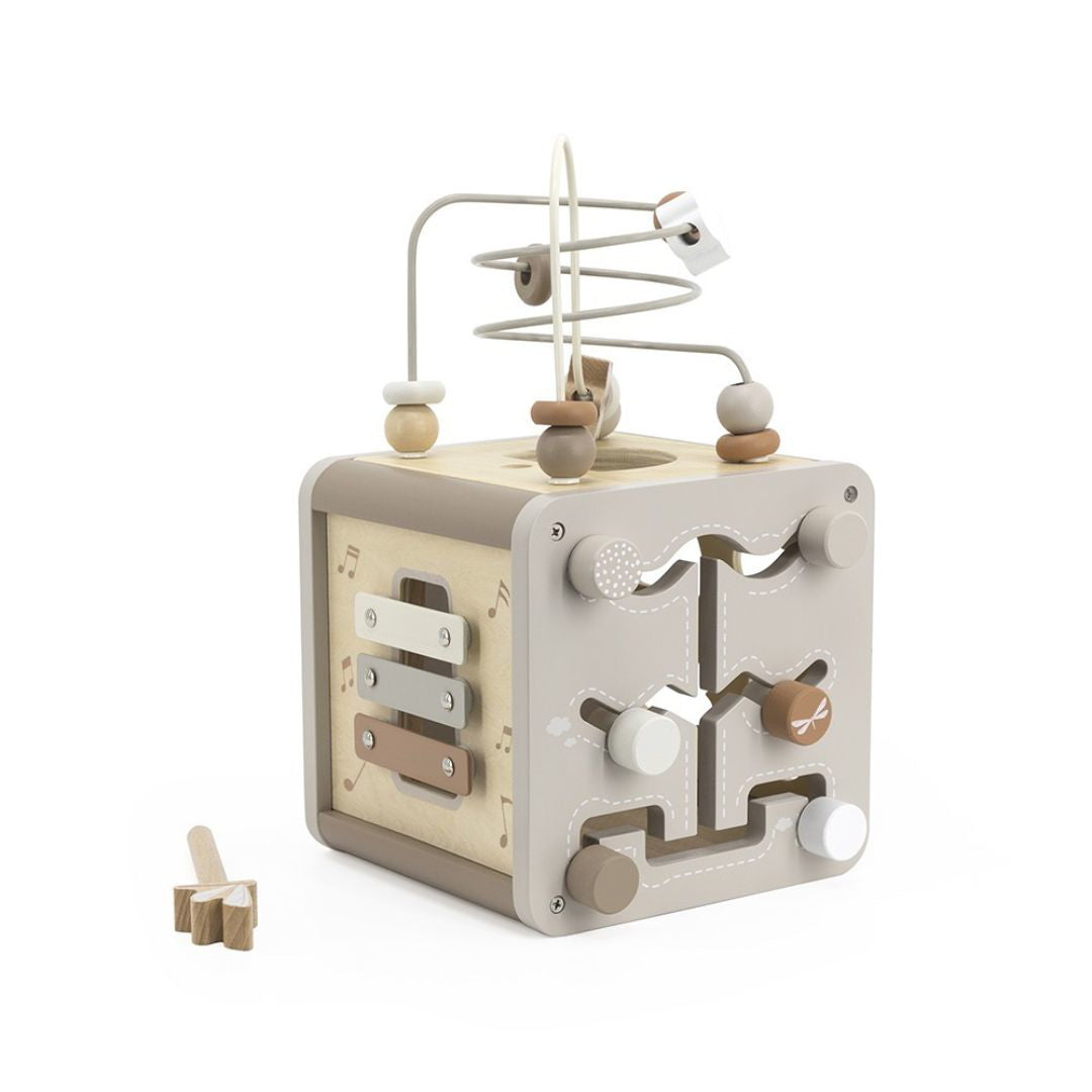 Label Label® Lesena aktivnostna kocka Nougat Label Label