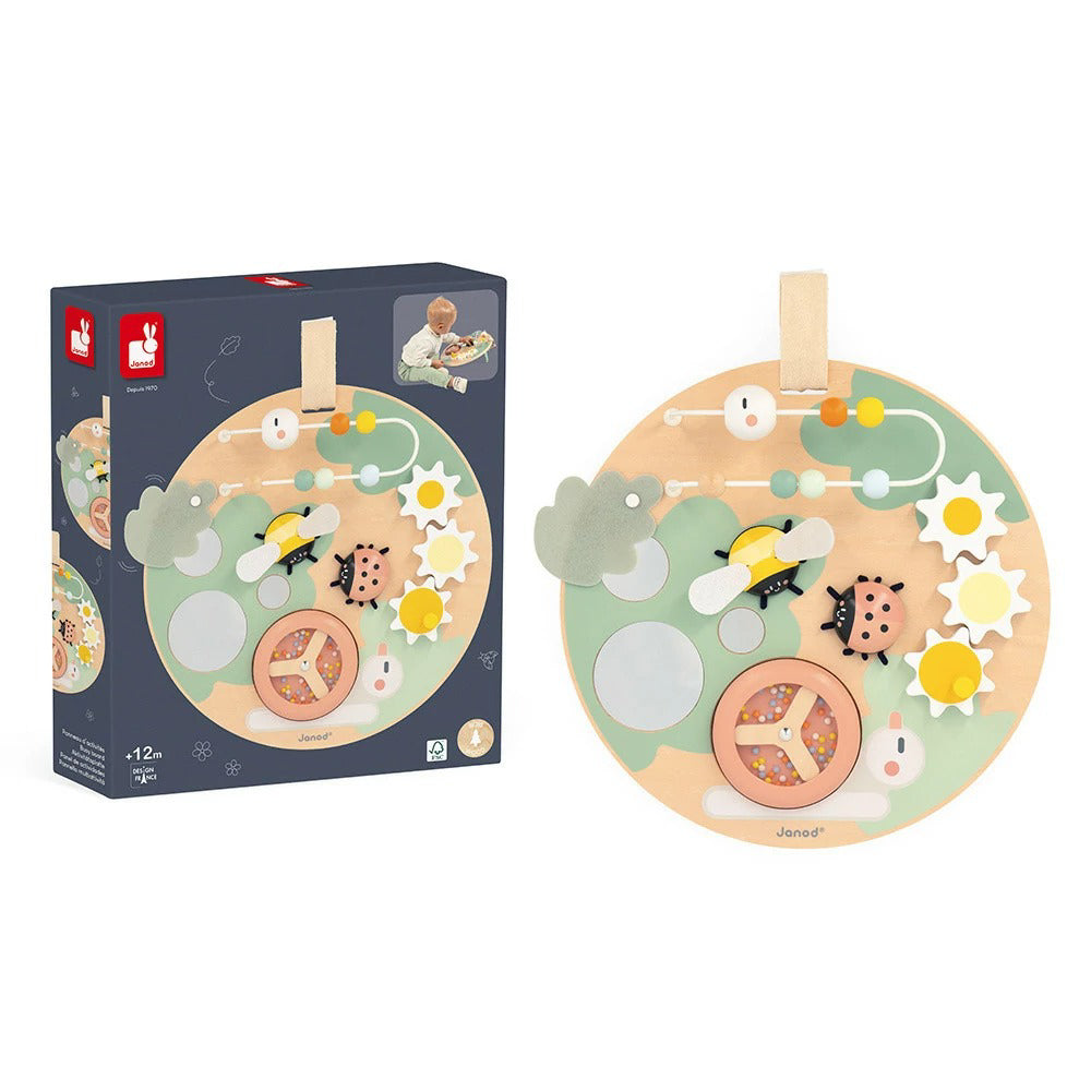 Janod® Lesena aktivnostna tabla Sweet Cocoon Janod