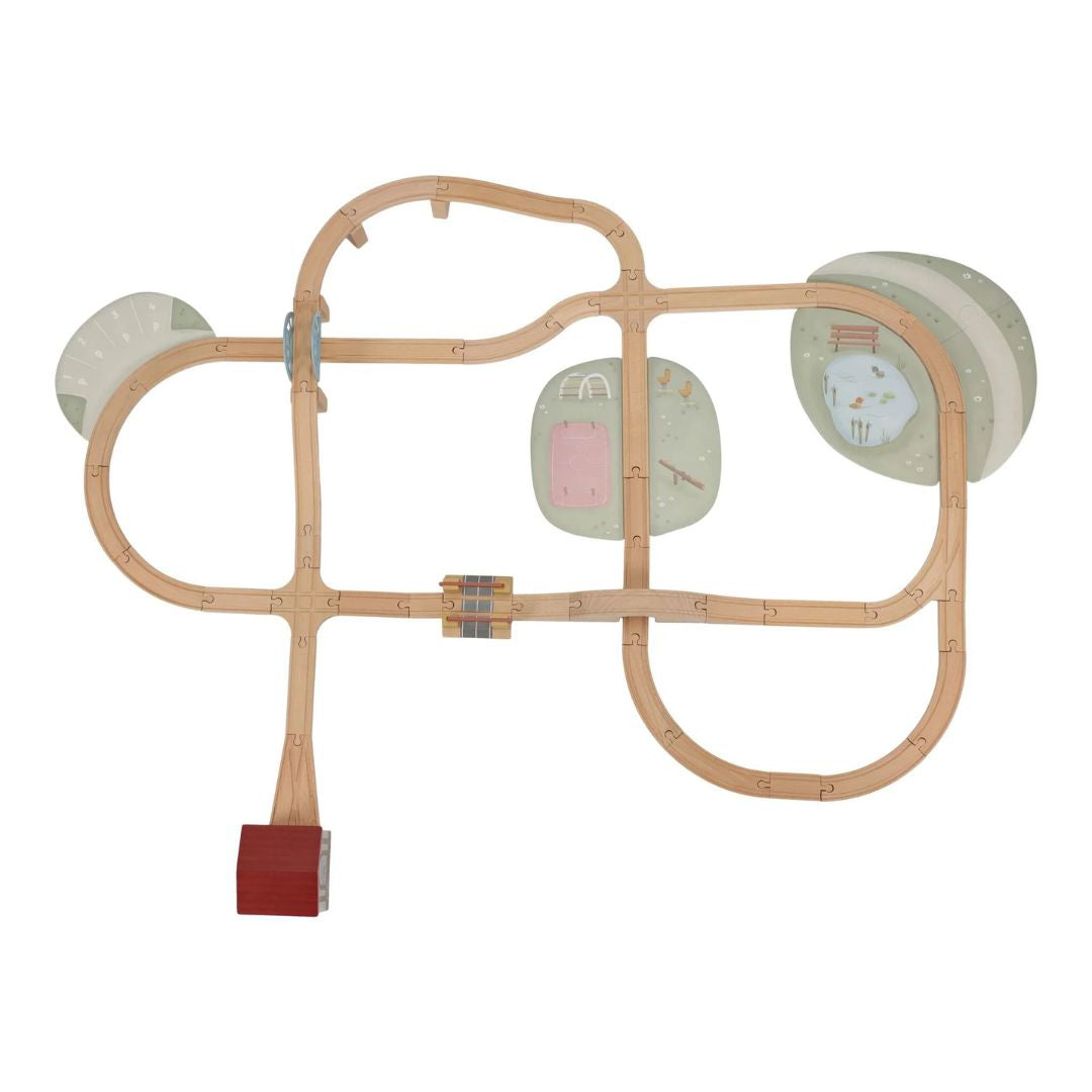 Little Dutch® Lesen železniški komplet XL Little Dutch