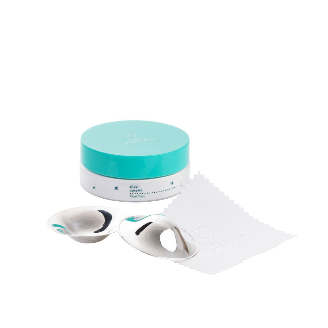 Koala Babycare® Set Cups & Care za doječe mamice Trilaminate Silver Regular Koala Babycare