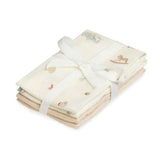 CamCam® Mussole per il bagnetto 30x30 GOTS Vintage Toys 4 pezzi