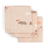 Done by Deer® Ensemble de 3 langes en tétra Playground Powder 65x65