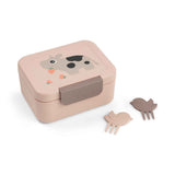 Done by Deer® Piccolo contenitore per snack con stecchini Tiny farm Powder