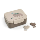 Done by Deer® Piccolo contenitore per snack con stecchini Tiny trails Sand