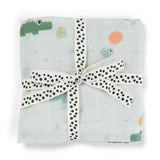 Done by Deer® Swaddle Blanket Celebration Blue 120x120