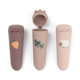 Done by Deer® Set di 3 stampi in silicone Tiny Farm Powder