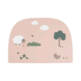 Done by Deer® Set de table en silicone Tiny Farm Powder