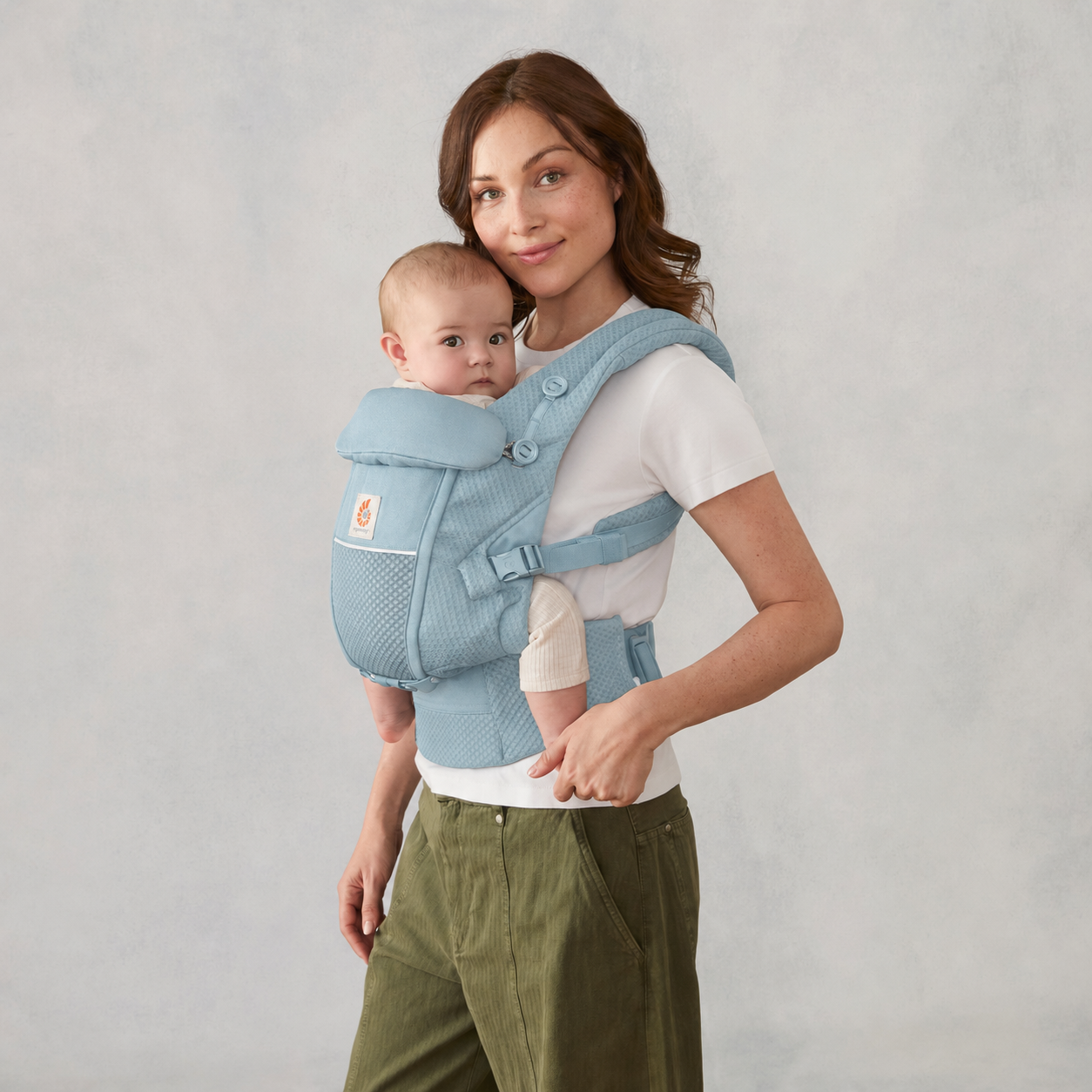 Ergobaby® Baby Carrier Adapt Soft Flex Mesh Slate Blue