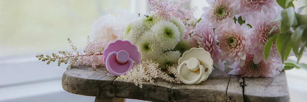 FRIGG_Daisy_pacifiers_latex_Lupine-Poppy_rec - Evitas