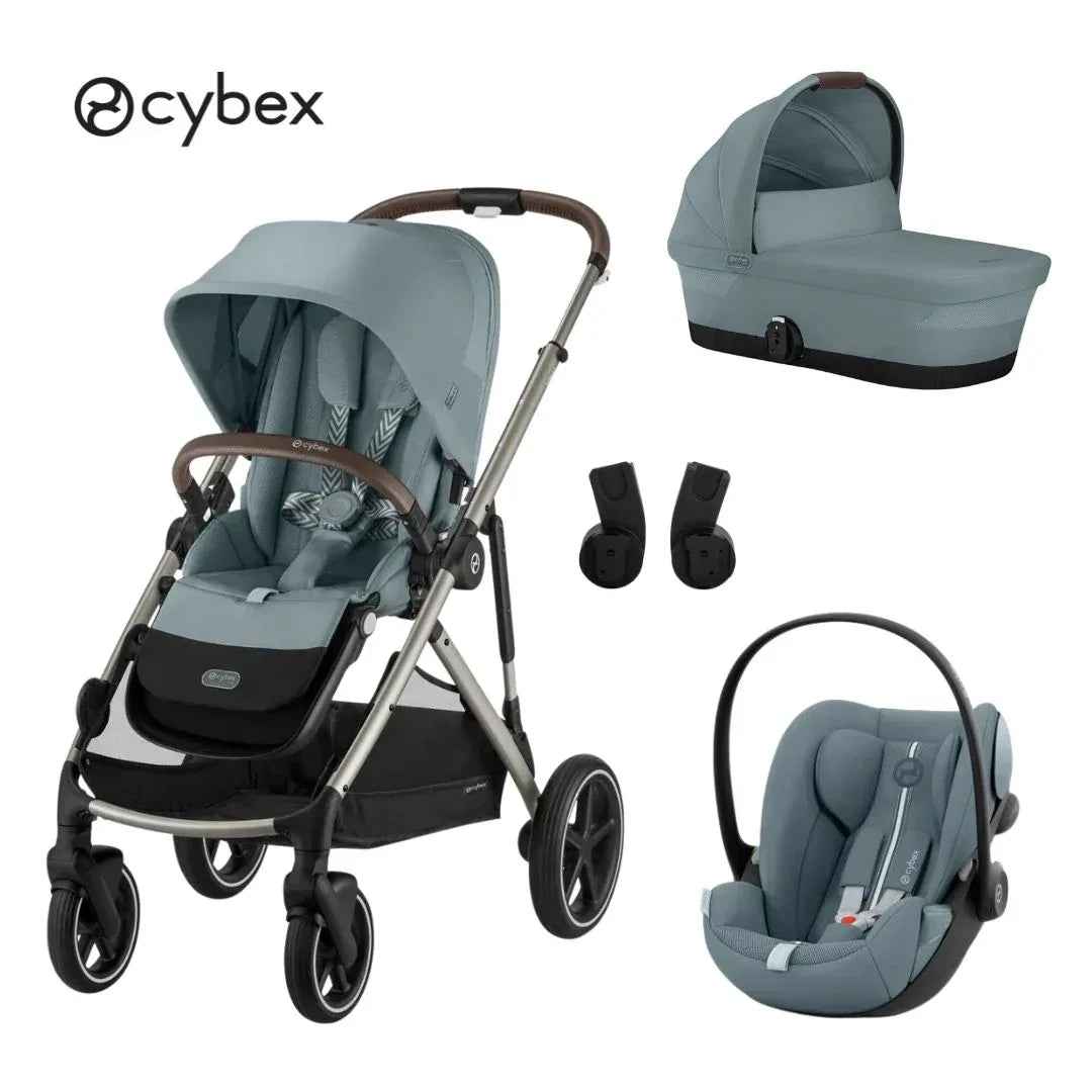Cybex® Gazelle S 3-in-1 Stroller + Cloud G i-Size Car Seat Stormy Blue