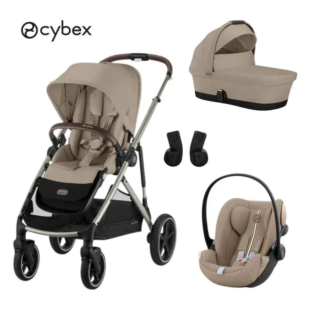 Cybex, Gazelle S 11 Piece Cloud G i-Size Bundle, Taupe Frame at Bygge Bo Baby & Taupe / Almond Beige | Bygge Bo