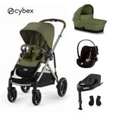 Cybex® Passeggino 4in1 Gazelle™ S + Seggiolino auto Cloud G + Base IsoFix G Moss Green