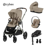 Cybex® Passeggino 4in1 Gazelle™ S + Seggiolino auto Cloud G + Base IsoFix G Almond Beige