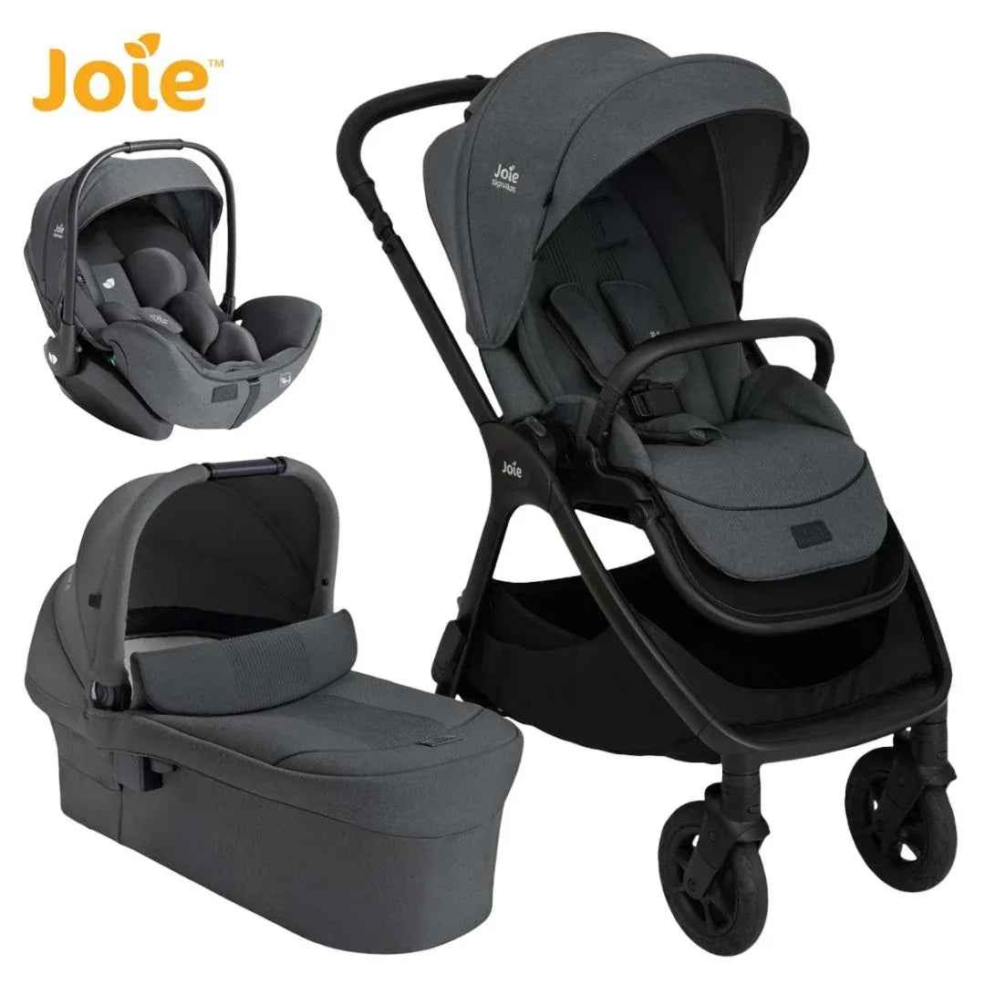 Joie® Stroller 3in1 Finiti™ + i-Level™ Pro Signature Ebony – Evitas