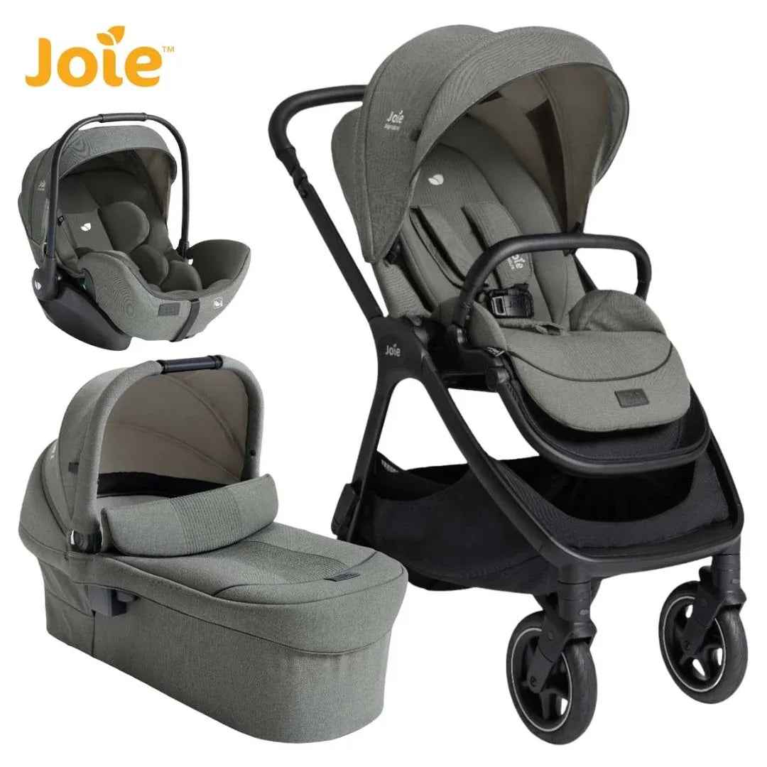 Joie® Stroller 3in1 Finiti™ + i-Level™ Pro Signature EverGreen – Evitas