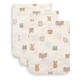Jollein® Ensemble de 3 gants de toilette Jollies 20x15