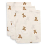 Jollein® Ensemble de 3 gants de toilette Mini Teddy Bear 20x15