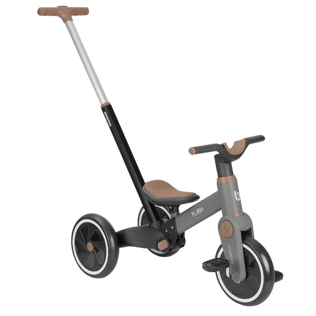 KikkaBoo® Children's tricycle 5in1 Flash Grey – Evitas