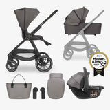 KikkaBoo® Passeggino 3 in 1 Modena Dark Grey