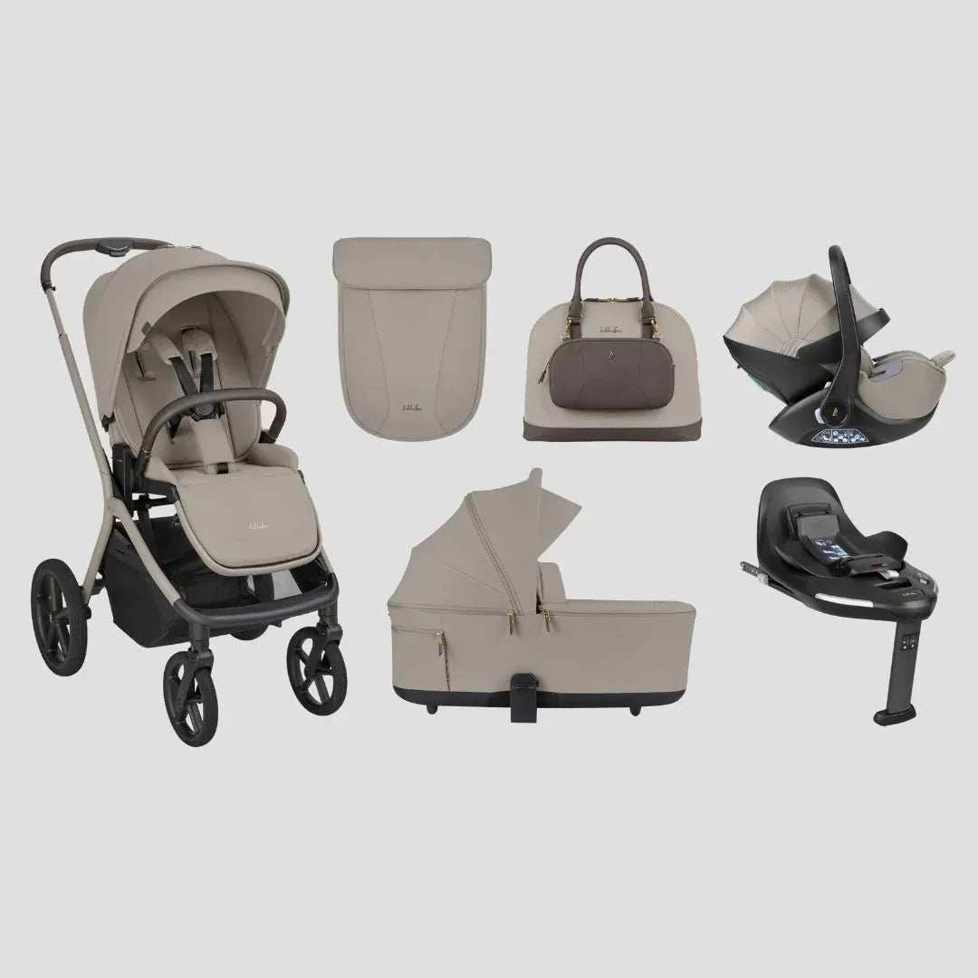 single nuna stroller Nuna MIXX Next Stroller + Infant Bassinet with Stand Cedar/Caviar main image 0
