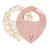 Little Dutch® Bandana Bibs 2 pcs Blooming Safari