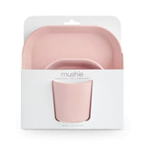 Mushie® Dinnerware Set 3-Piece Blush