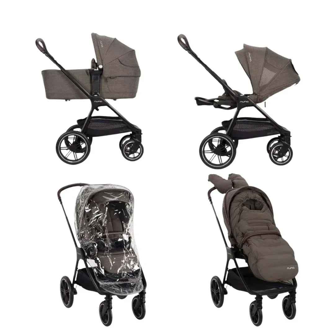 Nuna® Stroller 2v1 Triv™ LX All-Season Chestnut – Evitas