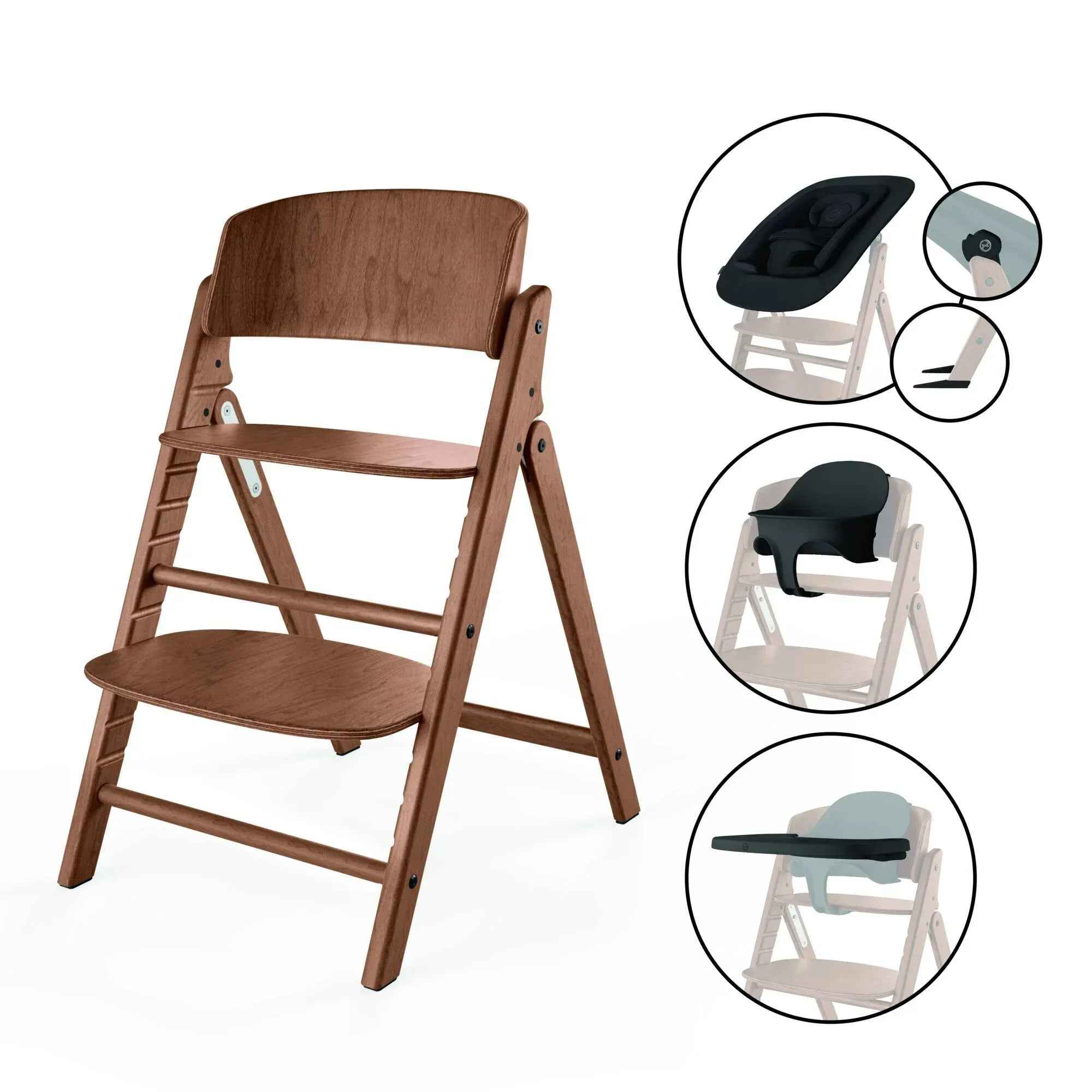 Cybex Baby high chair Click&Fold 4in1 All Natural Dark