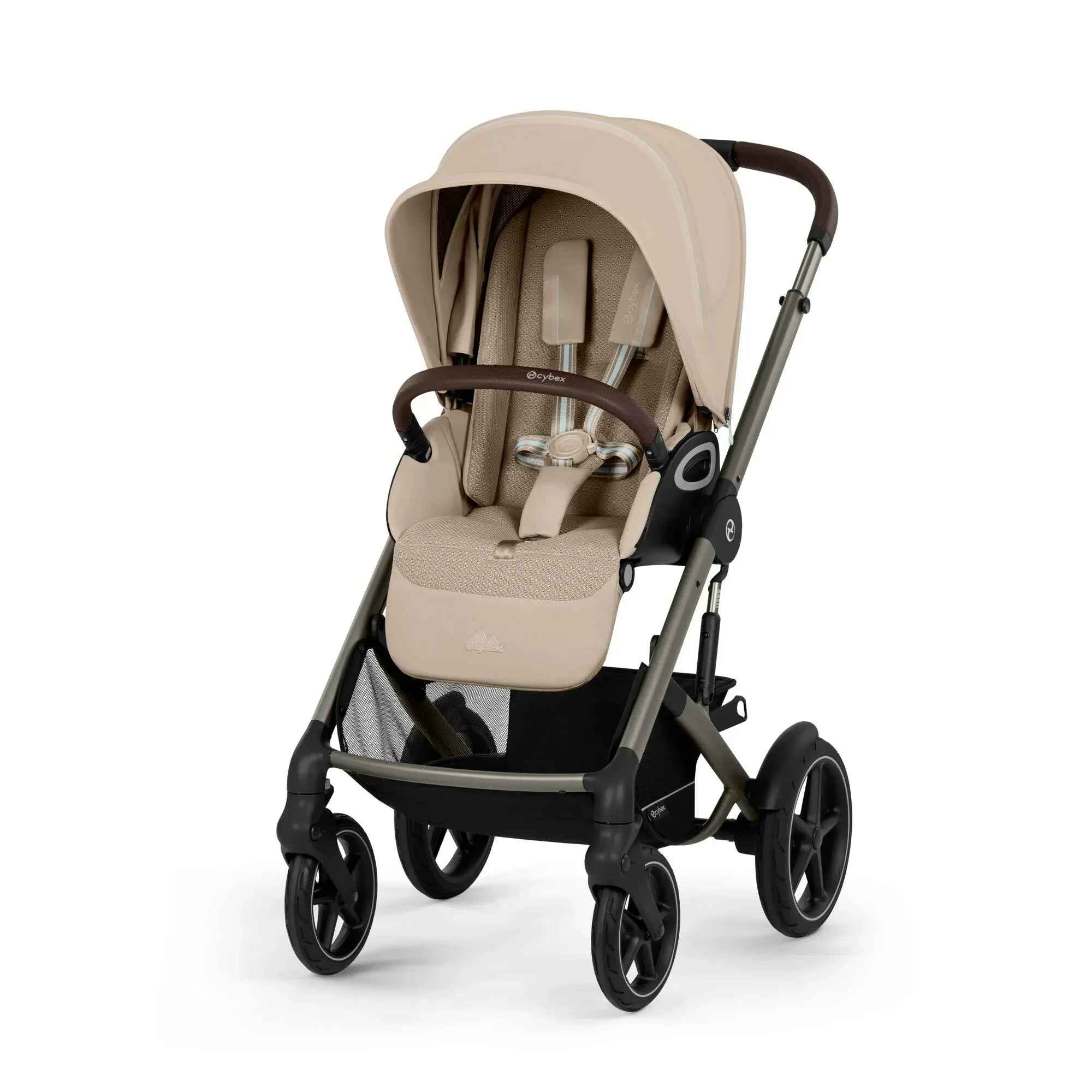 Cybex® Stroller Talos S LUX (0-22 kg) Almond Beige (Taupe Frame) – Evitas