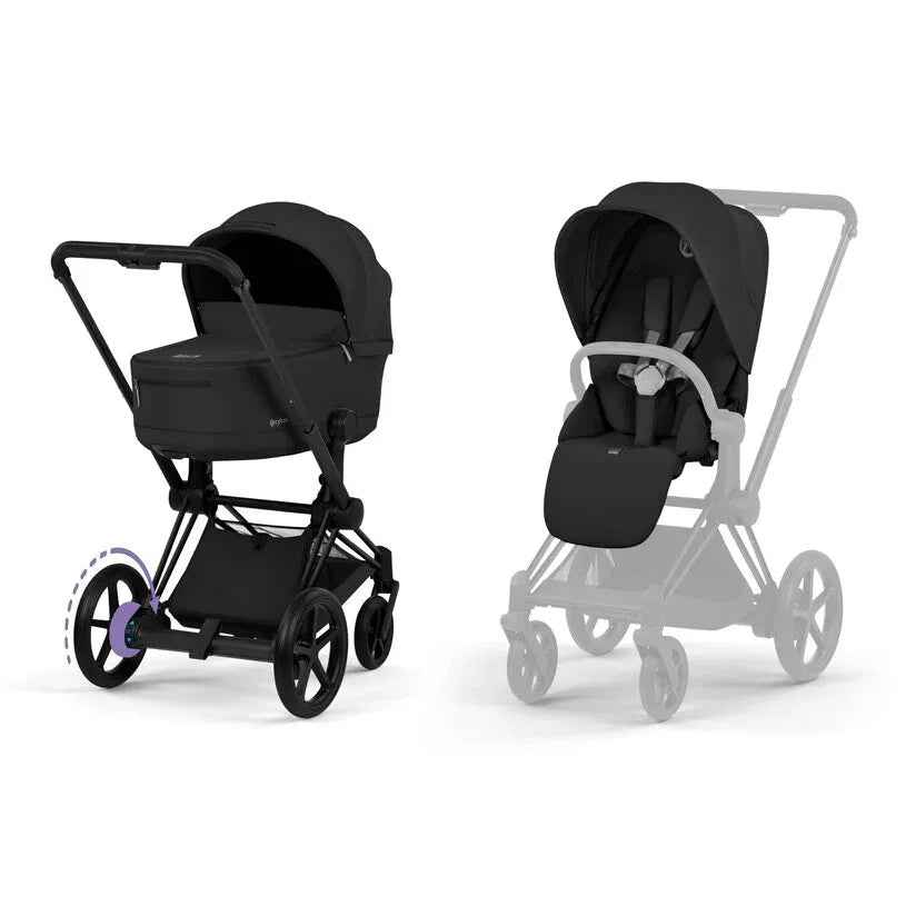 Cybex Platinum® e-Priam™ 2-in-1 Stroller with Foldable Carry Cot Comfo – Evitas