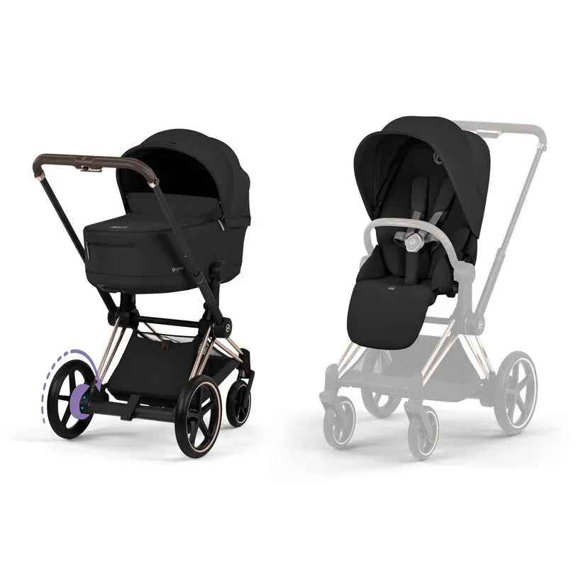 Cybex Platinum® e-Priam™ 2-in-1 Stroller with Foldable Carry Cot Comfo – Evitas
