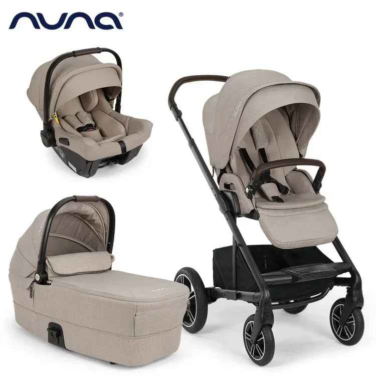 Nuna MIXX Next Pushchair Bundle with PIPA Urbn Car Seat – Chateau/Caviar Chateau