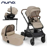 Nuna® 4-in-1 Stroller Demi™ Next with Ride-on Board + Arra™ Flex Cosmopolitan Collection + Isofix Base Next