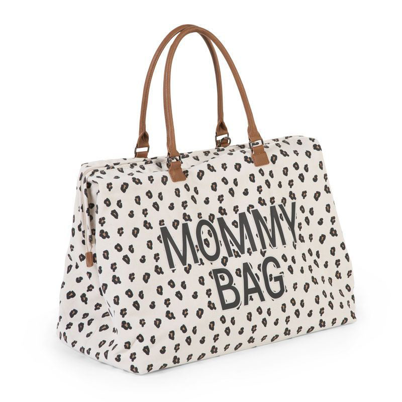 Childhome® Previjalna torba Mommy Bag Big Canvas Leopard Childhome