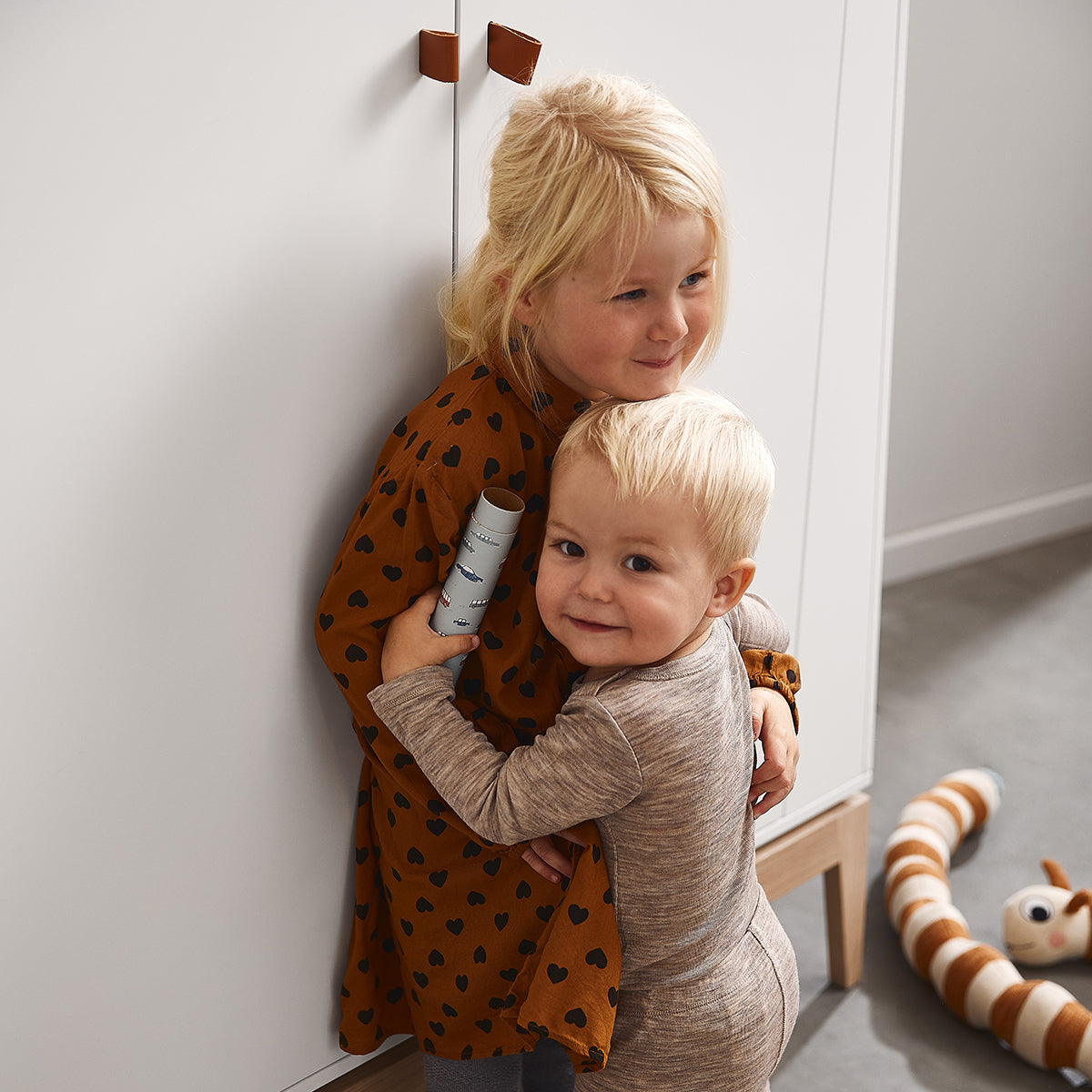 Leander® Otroška omara Luna™ Large White/Oak Leander