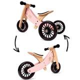 Kinderfeets® Balance Bike Tiny Tot Plus 2in1 Rose