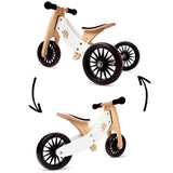 Kinderfeets® Balance Bike Tiny Tot Plus 2in1 White