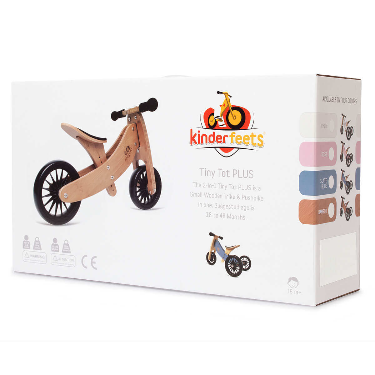 Kinderfeets® Lesen poganjalec Tiny Tot PLUS 2v1 Bamboo Kinderfeets